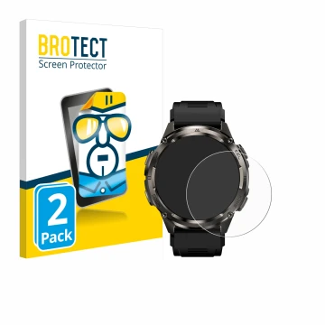 Face avant d’un emballage produit avec le logo de la marque BROTECT. À côté, l’appareil Kospet Tank T3 Ultra 2 est représenté 