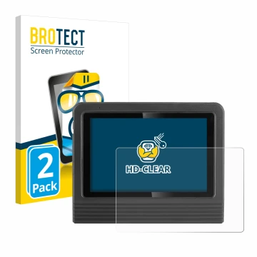 Face avant d’un emballage produit avec le logo de la marque BROTECT. À côté, l’appareil Launch X-431 V+ 5.0 Pro3S est représen