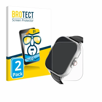 Face avant d’un emballage produit avec le logo de la marque BROTECT. À côté, l’appareil YYKY E02 2.01
