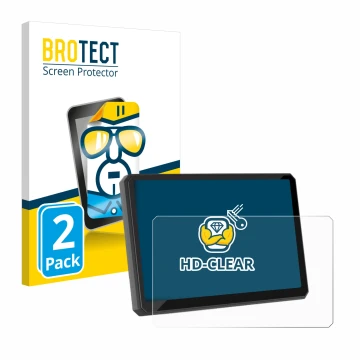 Face avant d’un emballage produit avec le logo de la marque BROTECT. À côté, l’appareil Carpuride W502BS 5