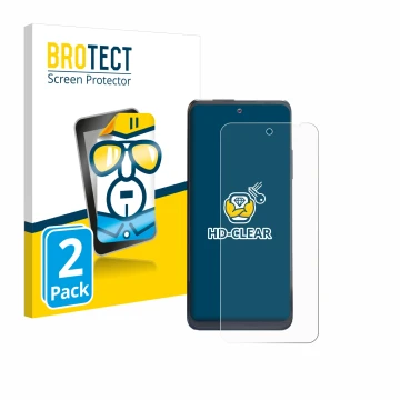 Face avant d’un emballage produit avec le logo de la marque BROTECT. À côté, l’appareil Thuraya One est représenté avec la pro