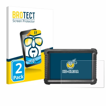 Face avant d’un emballage produit avec le logo de la marque BROTECT. À côté, l’appareil iCarsoft CR Ultra est représenté avec 