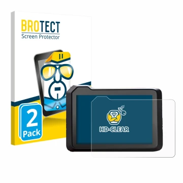 Face avant d’un emballage produit avec le logo de la marque BROTECT. À côté, l’appareil KTM 1390 Super Duke R 2025 5