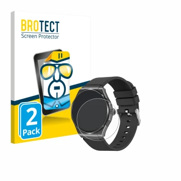 Face avant d’un emballage produit avec le logo de la marque BROTECT. À côté, l’appareil Knauermann Pro 3 2024 (rond) est repré