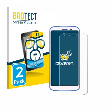 Face avant d’un emballage produit avec le logo de la marque BROTECT. À côté, l’appareil Zebra HC 25 est représenté avec la pro