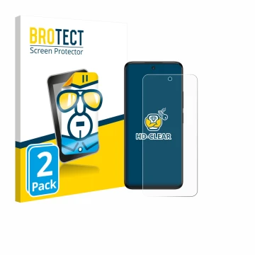 Face avant d’un emballage produit avec le logo de la marque BROTECT. À côté, l’appareil TCL 60 5G est représenté avec la prote