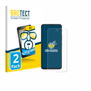 Face avant d’un emballage produit avec le logo de la marque BROTECT. À côté, l’appareil TCL SE NxtPaper 5G est représenté avec
