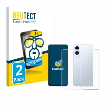 Face avant d’un emballage produit avec le logo de la marque BROTECT. À côté, l’appareil Samsung Galaxy S25 Edge (Avant+Arrière