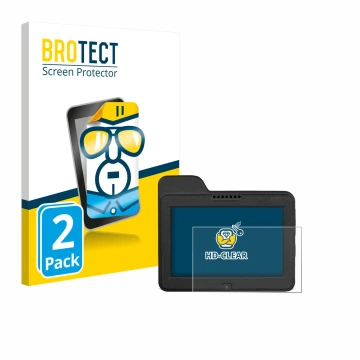 Face avant d’un emballage produit avec le logo de la marque BROTECT. À côté, l’appareil Naviter Omni est représenté avec la pr