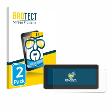 Face avant d’un emballage produit avec le logo de la marque BROTECT. À côté, l’appareil Vantrue Nexus 4 Pro est représenté ave