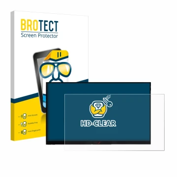 Face avant d’un emballage produit avec le logo de la marque BROTECT. À côté, l’appareil Verbatim PMT-15 est représenté avec la