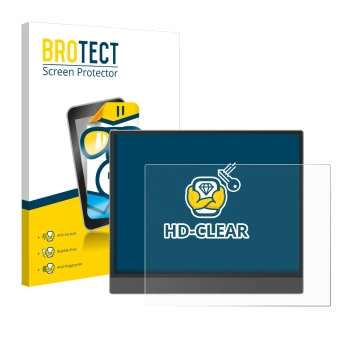 Face avant d’un emballage produit avec le logo de la marque BROTECT. À côté, l’appareil Boox Tab X C est représenté avec la pr