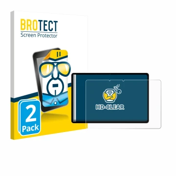 Face avant d’un emballage produit avec le logo de la marque BROTECT. À côté, l’appareil Oppo Pad SE est représenté avec la pro