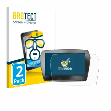 Face avant d’un emballage produit avec le logo de la marque BROTECT. À côté, l’appareil Voge 625 2025 est représenté avec la p