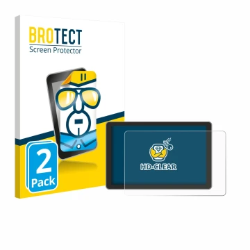Face avant d’un emballage produit avec le logo de la marque BROTECT. À côté, l’appareil Victron Energy GX Touch 70 BPP90045507