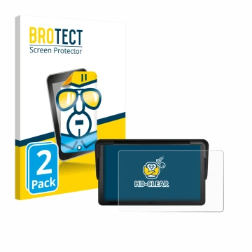 Face avant d’un emballage produit avec le logo de la marque BROTECT. À côté, l’appareil Carpuride V3 7