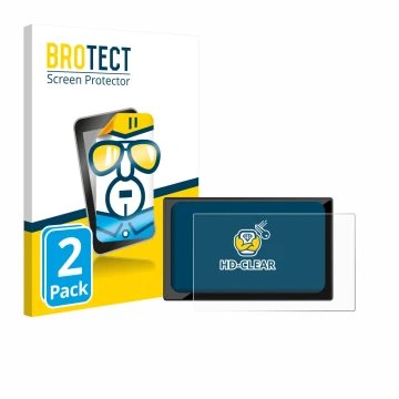 Face avant d’un emballage produit avec le logo de la marque BROTECT. À côté, l’appareil Carpuride V9 9