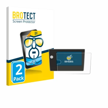 Face avant d’un emballage produit avec le logo de la marque BROTECT. À côté, l’appareil Volkswagen Polo Life 2024 est représen