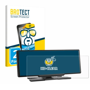 Face avant d’un emballage produit avec le logo de la marque BROTECT. À côté, l’appareil Avylet RC11 8.1