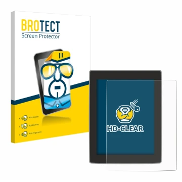 Face avant d’un emballage produit avec le logo de la marque BROTECT. À côté, l’appareil Volvo XC90 11.2