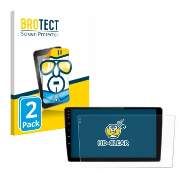 Face avant d’un emballage produit avec le logo de la marque BROTECT. À côté, l’appareil Junsun V2 Plus 10
