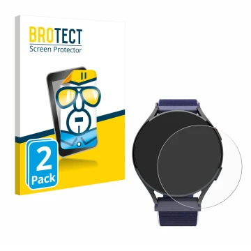 Face avant d’un emballage produit avec le logo de la marque BROTECT. À côté, l’appareil Patronus Notfalluhr (41.5 mm) est repr