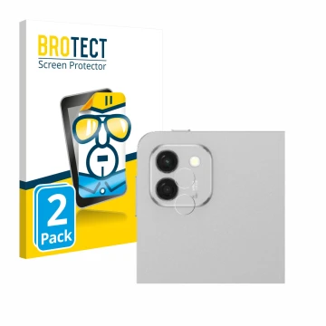 Face avant d’un emballage produit avec le logo de la marque BROTECT. À côté, l’appareil Honor Magicpad 3 (Caméra UNIQUEMENT) e