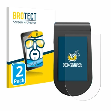 Face avant d’un emballage produit avec le logo de la marque BROTECT. À côté, l’appareil SoFlow SO4 Pro MAX est représenté avec