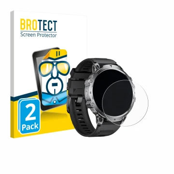 Face avant d’un emballage produit avec le logo de la marque BROTECT. À côté, l’appareil LIGE EF13 1.85