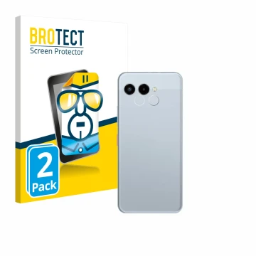 Face avant d’un emballage produit avec le logo de la marque BROTECT. À côté, l’appareil Telekom T Phone 3 (Caméra UNIQUEMENT) 