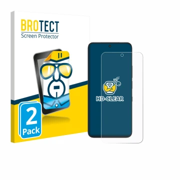 Face avant d’un emballage produit avec le logo de la marque BROTECT. À côté, l’appareil TCL NXTPAPER 60 Ultra est représenté a