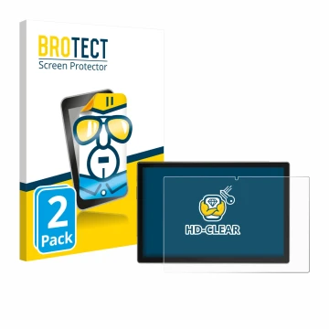 Face avant d’un emballage produit avec le logo de la marque BROTECT. À côté, l’appareil Antemper D115 10.1