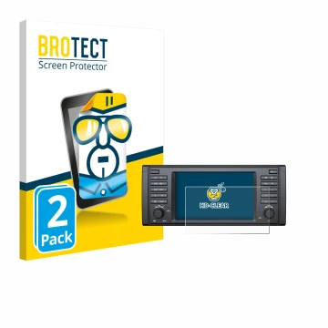 Face avant d’un emballage produit avec le logo de la marque BROTECT. À côté, l’appareil Eonon E39A12S est représenté avec la p