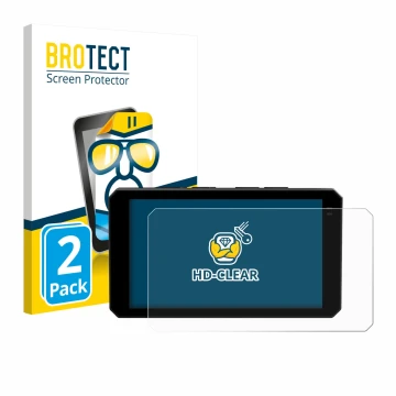 Face avant d’un emballage produit avec le logo de la marque BROTECT. À côté, l’appareil Chigee AIO-6 LTE 4G est représenté ave