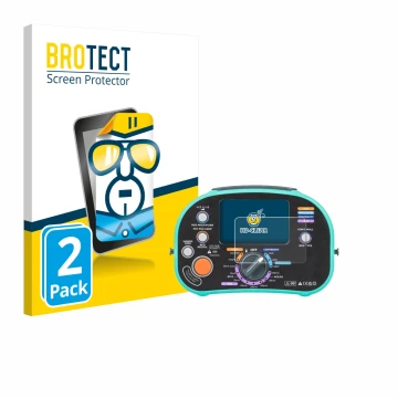 Face avant d’un emballage produit avec le logo de la marque BROTECT. À côté, l’appareil Kewtech KT63DL est représenté avec la 