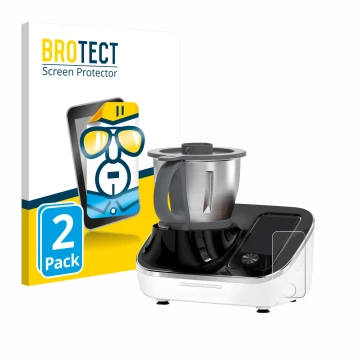 Face avant d’un emballage produit avec le logo de la marque BROTECT. À côté, l’appareil TOKIT Omni Cook C2 est représenté avec