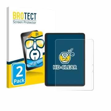 Face avant d’un emballage produit avec le logo de la marque BROTECT. À côté, l’appareil Blackview Link 8 est représenté avec l