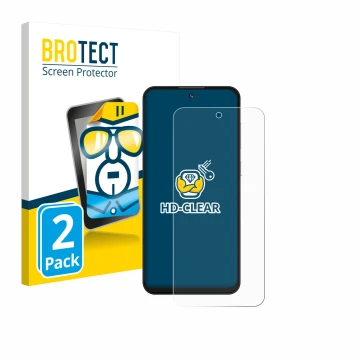 Face avant d’un emballage produit avec le logo de la marque BROTECT. À côté, l’appareil Oukitel C69 est représenté avec la pro