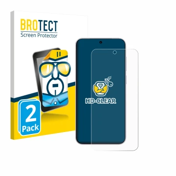Face avant d’un emballage produit avec le logo de la marque BROTECT. À côté, l’appareil Vivo X300 est représenté avec la prote