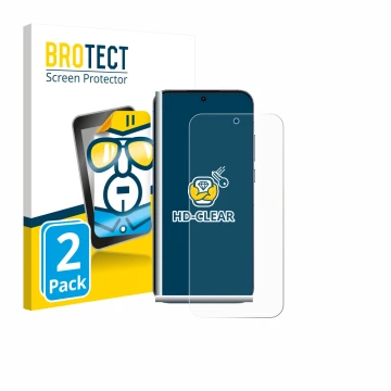 Face avant d’un emballage produit avec le logo de la marque BROTECT. À côté, l’appareil realme GT 8 Pro est représenté avec la