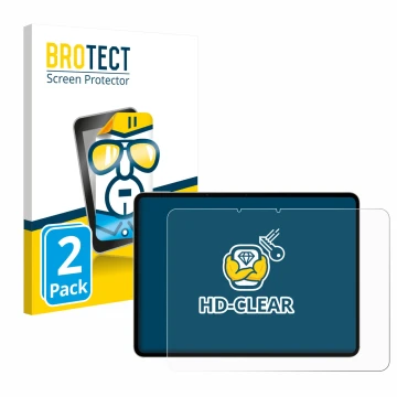 Face avant d’un emballage produit avec le logo de la marque BROTECT. À côté, l’appareil realme Pad 3 est représenté avec la pr