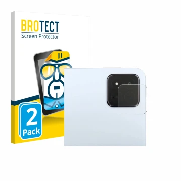 Face avant d’un emballage produit avec le logo de la marque BROTECT. À côté, l’appareil Xiaomi Pad 7 Pro (Caméra UNIQUEMENT) e