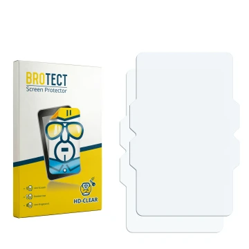 Face avant d’un emballage produit avec le logo de la marque BROTECT. À côté se trouve la protection d’écran correspondante.