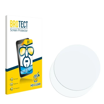 Face avant d’un emballage produit avec le logo de la marque BROTECT. À côté se trouve la protection d’écran correspondante.