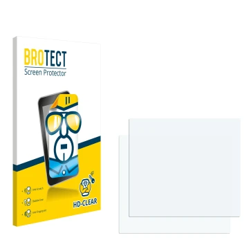 Face avant d’un emballage produit avec le logo de la marque BROTECT. À côté se trouve la protection d’écran correspondante.
