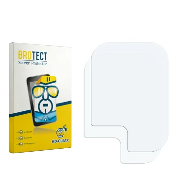 Face avant d’un emballage produit avec le logo de la marque BROTECT. À côté se trouve la protection d’écran correspondante.