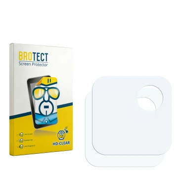 Face avant d’un emballage produit avec le logo de la marque BROTECT. À côté se trouve la protection d’écran correspondante.