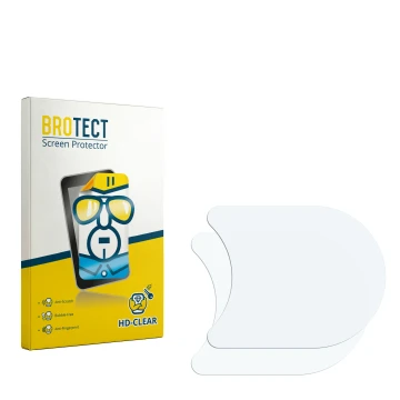 Face avant d’un emballage produit avec le logo de la marque BROTECT. À côté se trouve la protection d’écran correspondante.