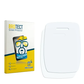 Face avant d’un emballage produit avec le logo de la marque BROTECT. À côté se trouve la protection d’écran correspondante.
