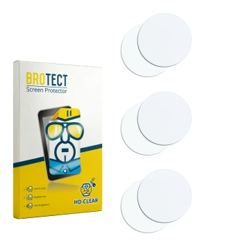Face avant d’un emballage produit avec le logo de la marque BROTECT. À côté se trouve la protection d’écran correspondante.